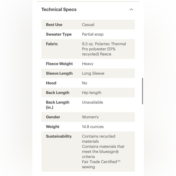 Patagonia women’s Re-Tool Snap-T Pullover sz M - Picture 6 of 7